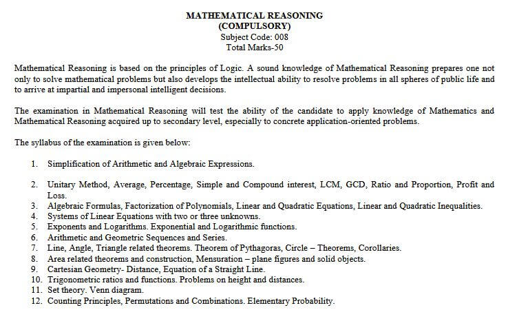 Bcs Mathematics